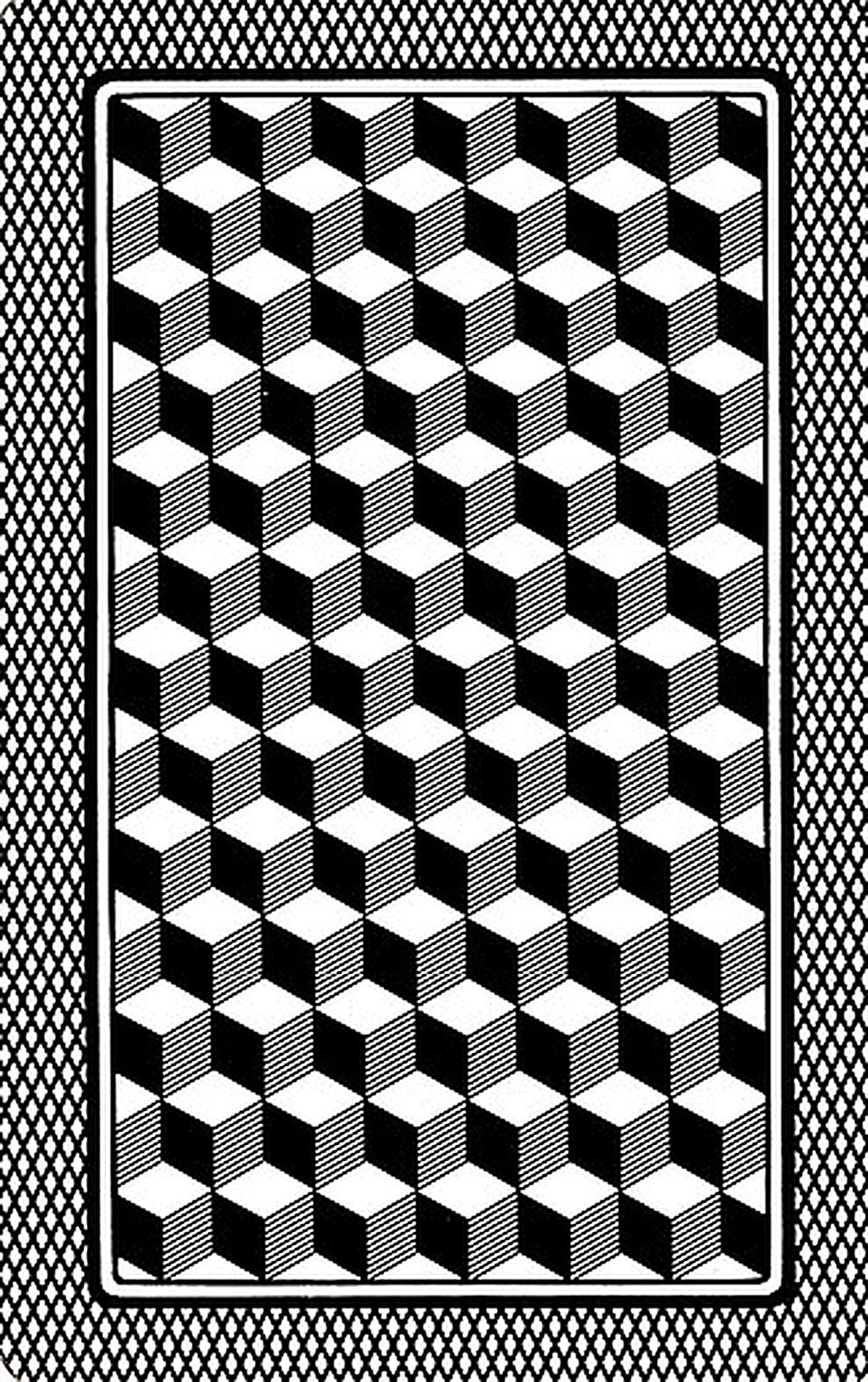 Back of the Neapolitan playing cards, the original reference