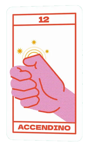 Card 12 Accendino (animated)