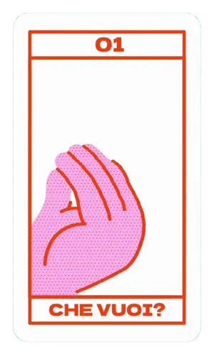 Card 01 Che vuoi? (animated)